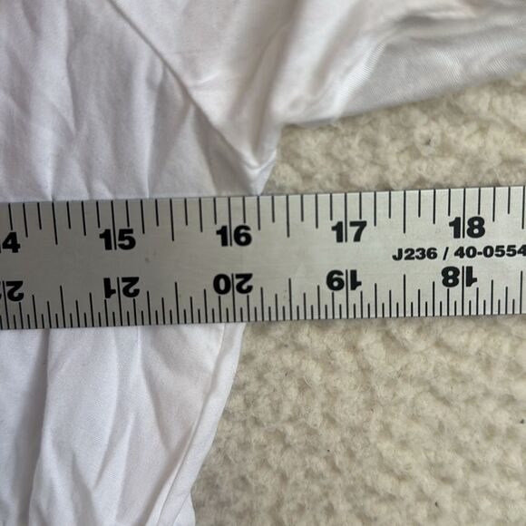 J Crew Collared Short Sleeve Tie Waist Mini Dress Womens Size 10 White - Picture 10 of 10